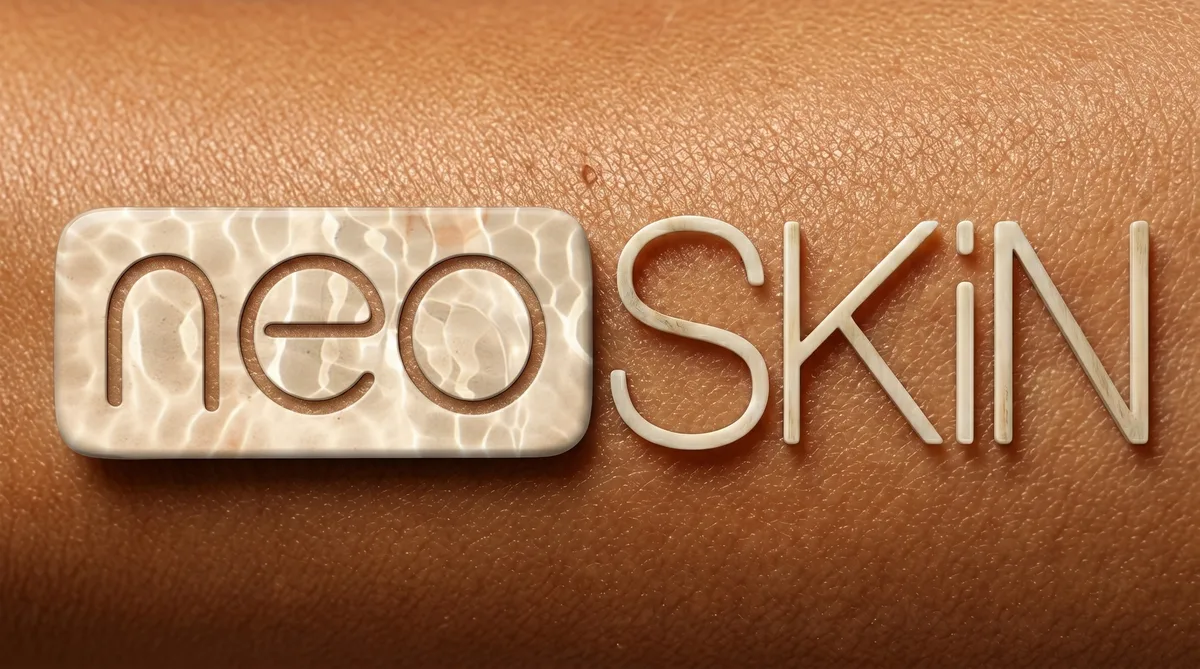 The neoSKiN mark set into skin